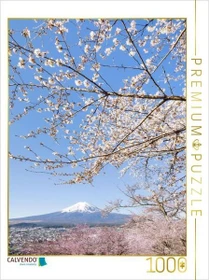 Calvendo Charmanter Blick auf den Fuji bei Kirschblüte