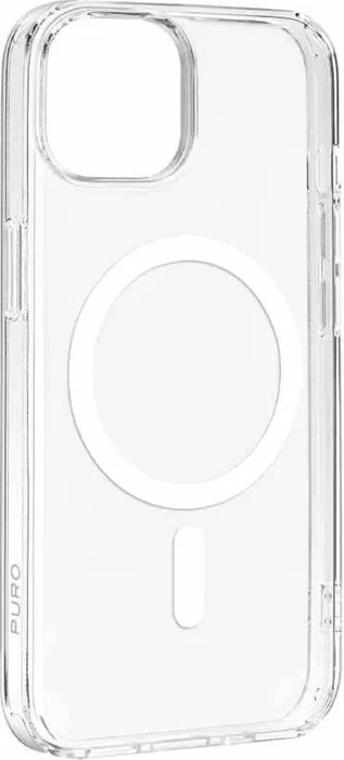 Puro Lite Mag Cover für Apple iPhone 15 Plus transparent