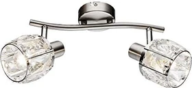 Globo Kris Spot 2-flammig nickel