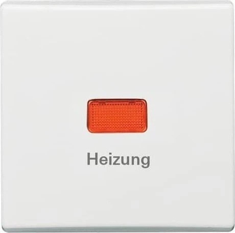 Busch-Jaeger Allwetter 44 Wippe mit Aufdruck "Heizung", alpinweiß