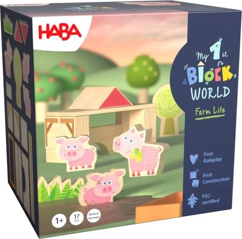 HABA My 1st Block World Ferkelstall Kalle