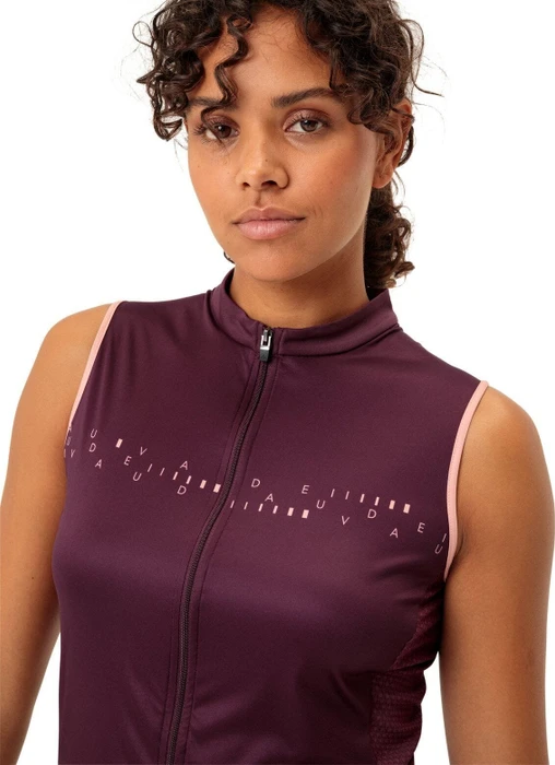 Vaude Posta FZ Trikot ärmellos cassis uni (Damen)