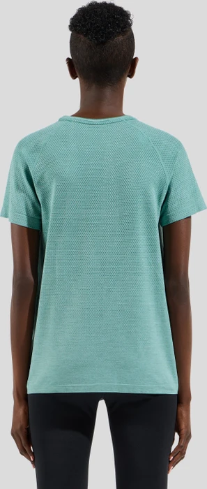 Odlo Essentials Seamless Funktionsshirt kurzarm aqua haze melange (Damen)