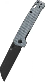 QSP Penguin Liner Taschenmesser denim micarta/black stonewashed