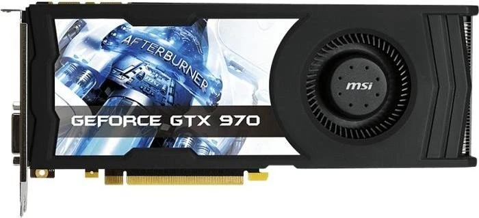 MSI GeForce GTX 970 4GD5 OC, 4GB GDDR5, DVI, HDMI, 3x DP