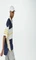 adidas Adicolor Adibreak Mesh T-Shirt kurzarm night indigo/white/bold gold (Herren) Vorschaubild