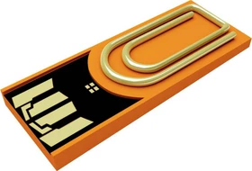 Xlyne Clip/Me True Document 8GB orange, USB-A, USB 2.0