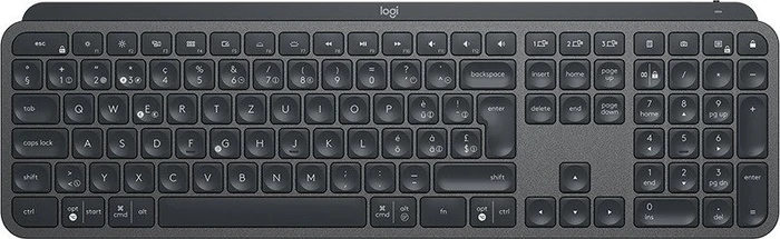 Logitech MX Keys, schwarz, USB/Bluetooth, CH