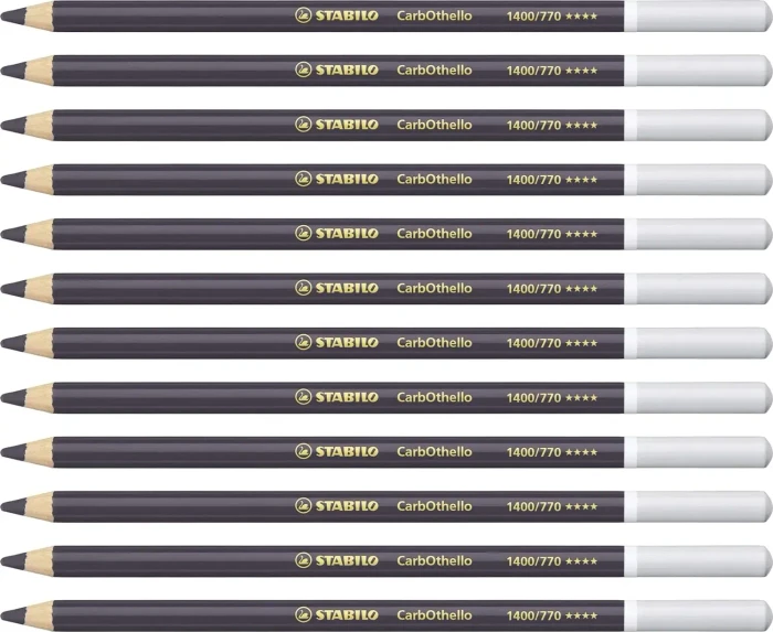 STABILO CarbOthello Kreidestift paynesgrau, 12er-Pack