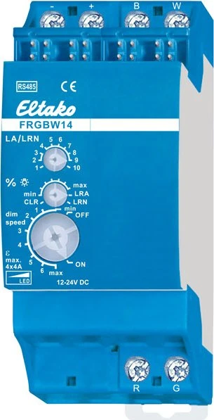 Eltako FRGBW14 PWM-Dimmschalter, 2TE REG, Dimmaktor