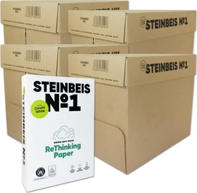 Steinbeis No. 1 Classic White ReThinking Universalpapier weiß, A4, 80g/m², 10000 Blatt