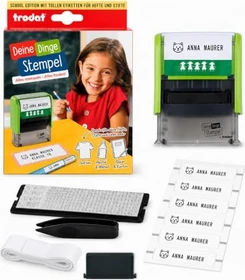 trodat deine Dinge Stempel für Kinder Textstempel, 37x13mm, grün