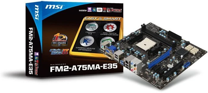 MSI FM2-A75MA-E35 (AMD FM2)