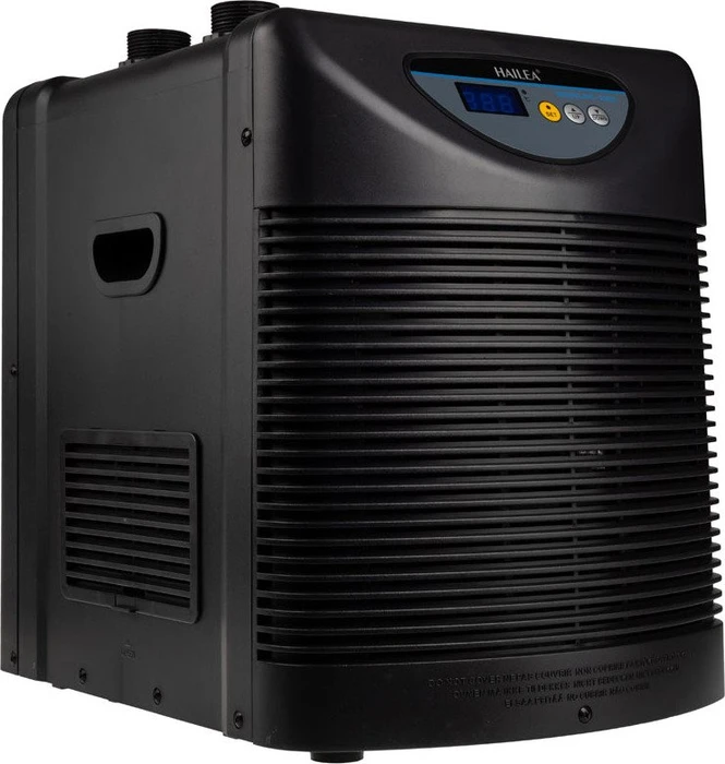 Hailea HC Series 250A Aquarienkühler, Durchlaufkühler mit Kompressor, 100-, schwarz