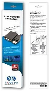 Sapphire aktiver DisplayPort/VGA Adapter