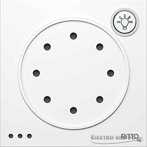 Ritto Portier Modul Türsprechmodul mit Lichttaste, weiß