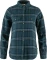Fjällräven Övik Heavy Flannel Hemd langarm indigo blue/dark navy (Damen) Vorschaubild