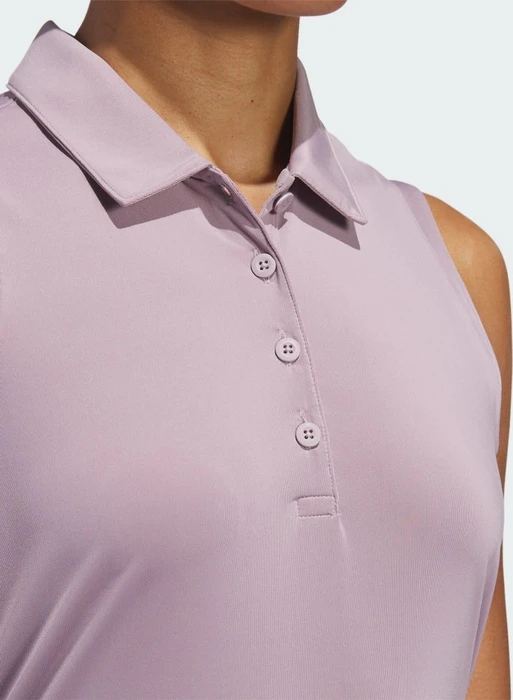 adidas Women's Ultimate365 Solid Poloshirt ärmellos preloved fig (Damen)