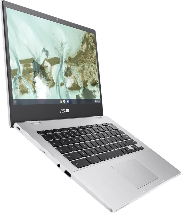 ASUS Chromebook CX1400CNA-BV0170, Transparent Silver, Celeron N3350, 8GB RAM, 64GB Flash, DE