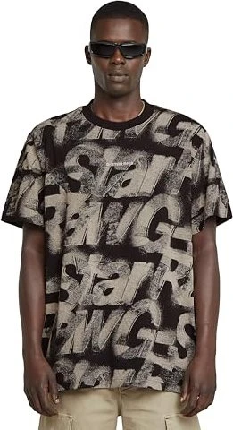 G-Star Sprayed Letters Loose T-Shirt kurzarm chalk/sprayed letters (Herren)