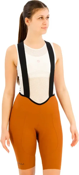 Castelli Espresso Bibshort Fahrradhose kurz mocha (Damen)