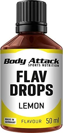 Body Attack Flav Drops Lemon 50ml