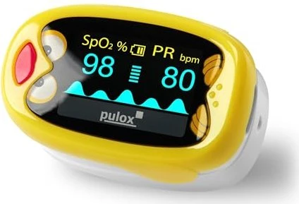 Pulox PO-210B Kinder Pulsoximeter gelb