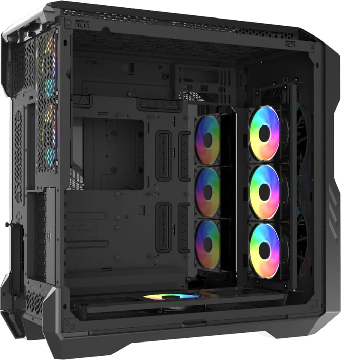 Cooler Master HAF 700 Evo Titanium Grey, grau, Glasfenster