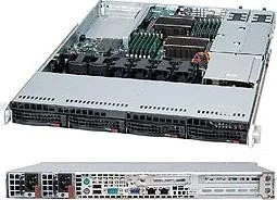 Supermicro SuperChassis 815TQC-R706WB, grau/schwarz, 1HE, 1x 750W redundant
