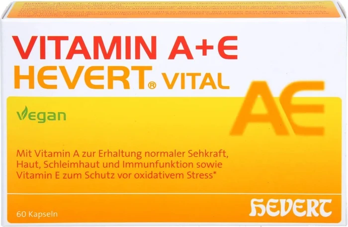 Vitamin A+E Hevert Vital Kapseln, 60 Stück