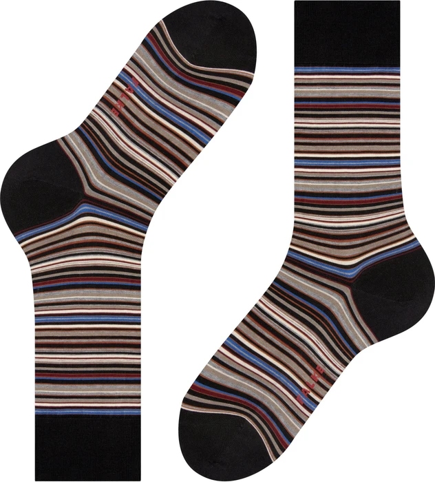 Falke Microblock Socken grey-white (Herren)