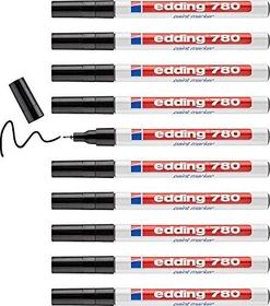 edding 780 Lackmarker schwarz, 10er-Pack