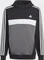 adidas Tiberio 3-Streifen Colorblock Hoodie black/white/grey five (Junior) Vorschaubild
