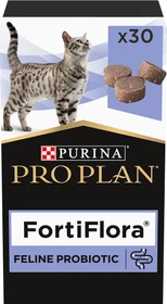 Purina Pro Plan Feline FortiFlora, Probiotika für Katzen Kauwürfel, 60 Stück
