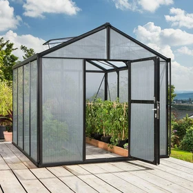 Vitavia Zeus 8100 HKP 10mm Gewächshaus schwarz