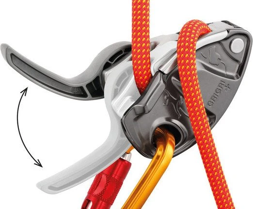 Petzl GriGri+ halbautomatisches Sicherungsgerät orange