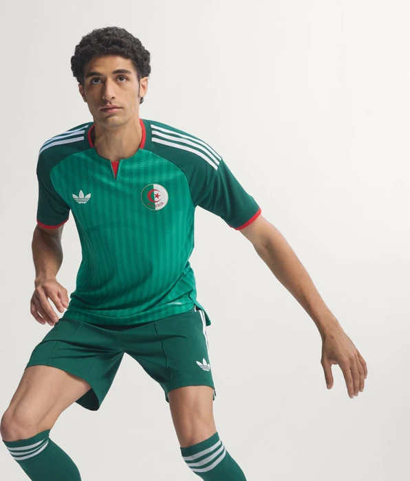 adidas FIFA WM 2026 Algerien Authentic Auswärtstrikot kurzarm court green (Herren)