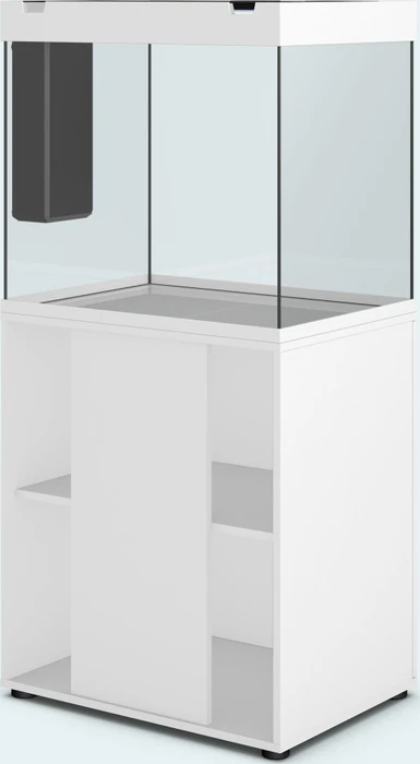 Juwel Lido 200 LED Aquarium-Set mit Unterschrank, weiß/weiß, 200l