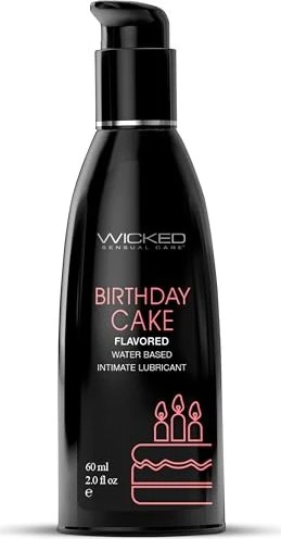 Wicked Sensual Care Aqua Birthday Cake Flavored Gleitgel, 60ml