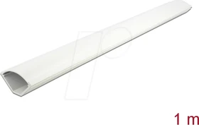 DeLOCK Eckkanal selbstklebend, 56x32mm, 1m, weiß