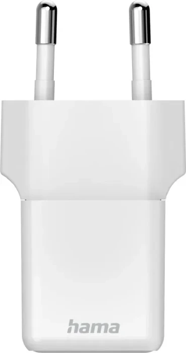 Hama Schnellladegerät USB-C Super-Mini-Charger PD 20W weiß