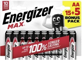 Energizer Max Mignon AA, 20er-Pack