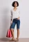 Street One Jane Bermuda Shorts mit Turn-Up Detail Jeans dark blue authentic wash (Damen) Vorschaubild