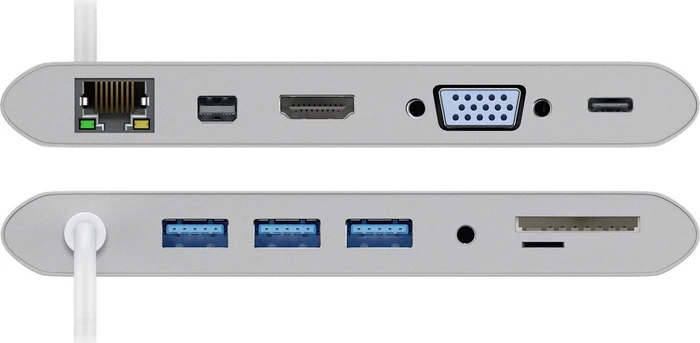 goobay USB-C Multiport-Adapter, USB-C 3.0 [Stecker]