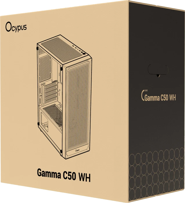 Ocypus Gamma C50, weiß, Glasfenster