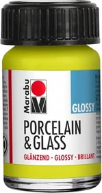 Marabu Porcelain & Glass Malfarbe Glänzend, reseda, 15ml