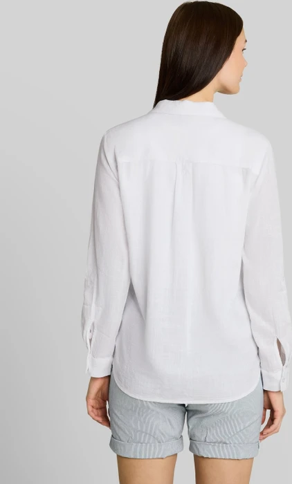 Tom Tailor Brusttaschen Hemd langarm weiß (Damen)