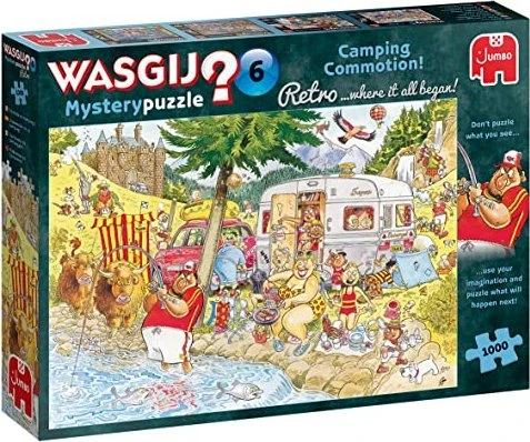 Jumbo Wasgij Retro Mystery Camping Commotion!
