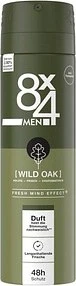8x4 No.8 Wild Oak Deodorant Spray, 150ml