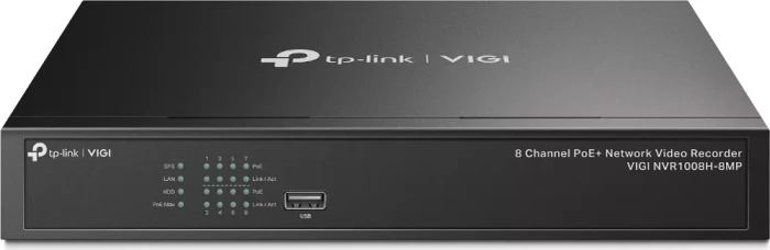 TP-Link VIGI NVR1008H-8MP 8-Kanal, Netzwerk-Videorecorder
